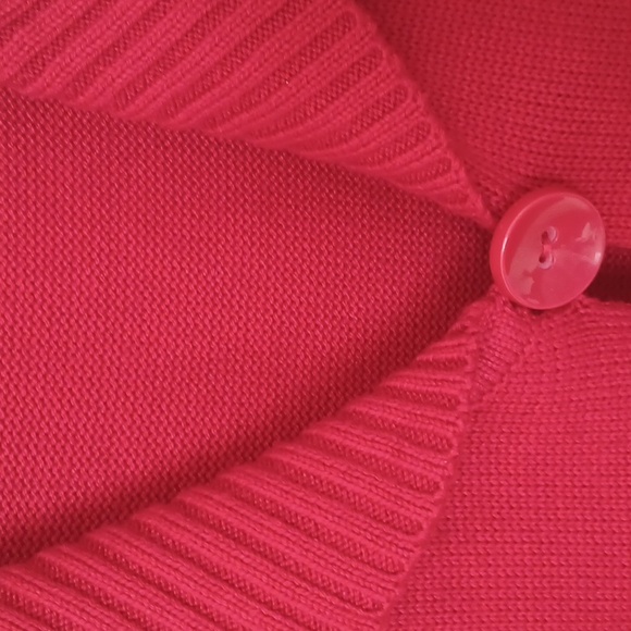 Sweater Jacket,Red,SmallEUC - Picture 3 of 9